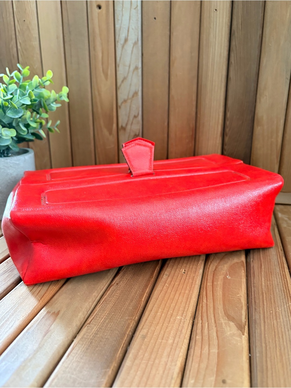 Vintage St Thomas Valet Kit Red Travel Case Retro Toiletry Grooming Bag - Picture 2 of 9